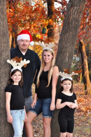 This is my favorite photo. My wonderful husband and precious girls!