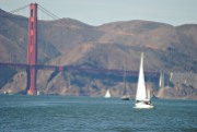 More sailboats on the move to beyond the Golden Gate...